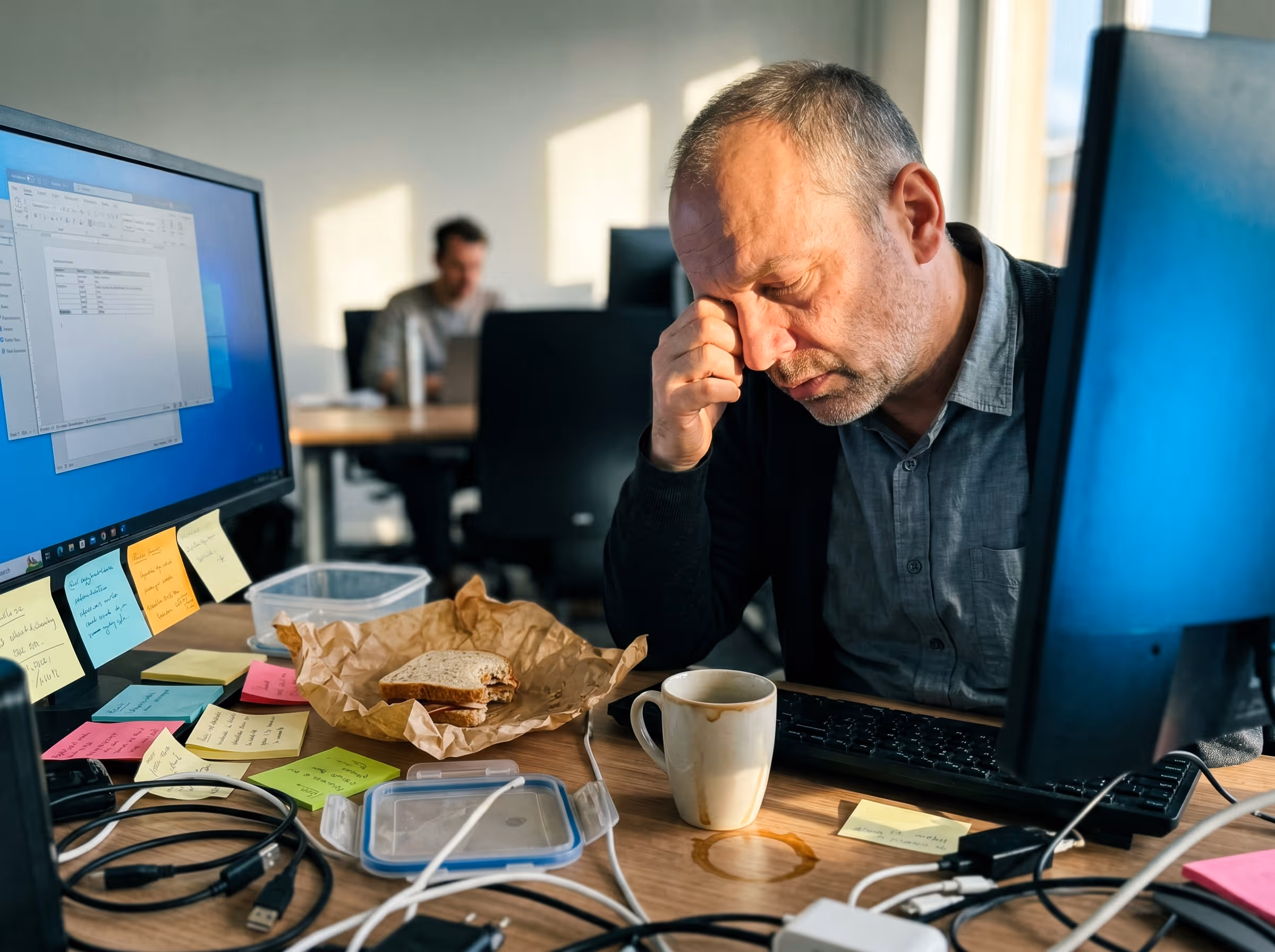 Am Nachmittag nach dem Essen