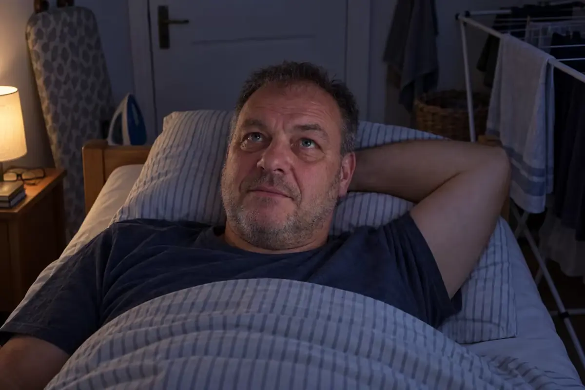 Mitten in der Nacht hellwach im schmalen Bett im Gästezimmer